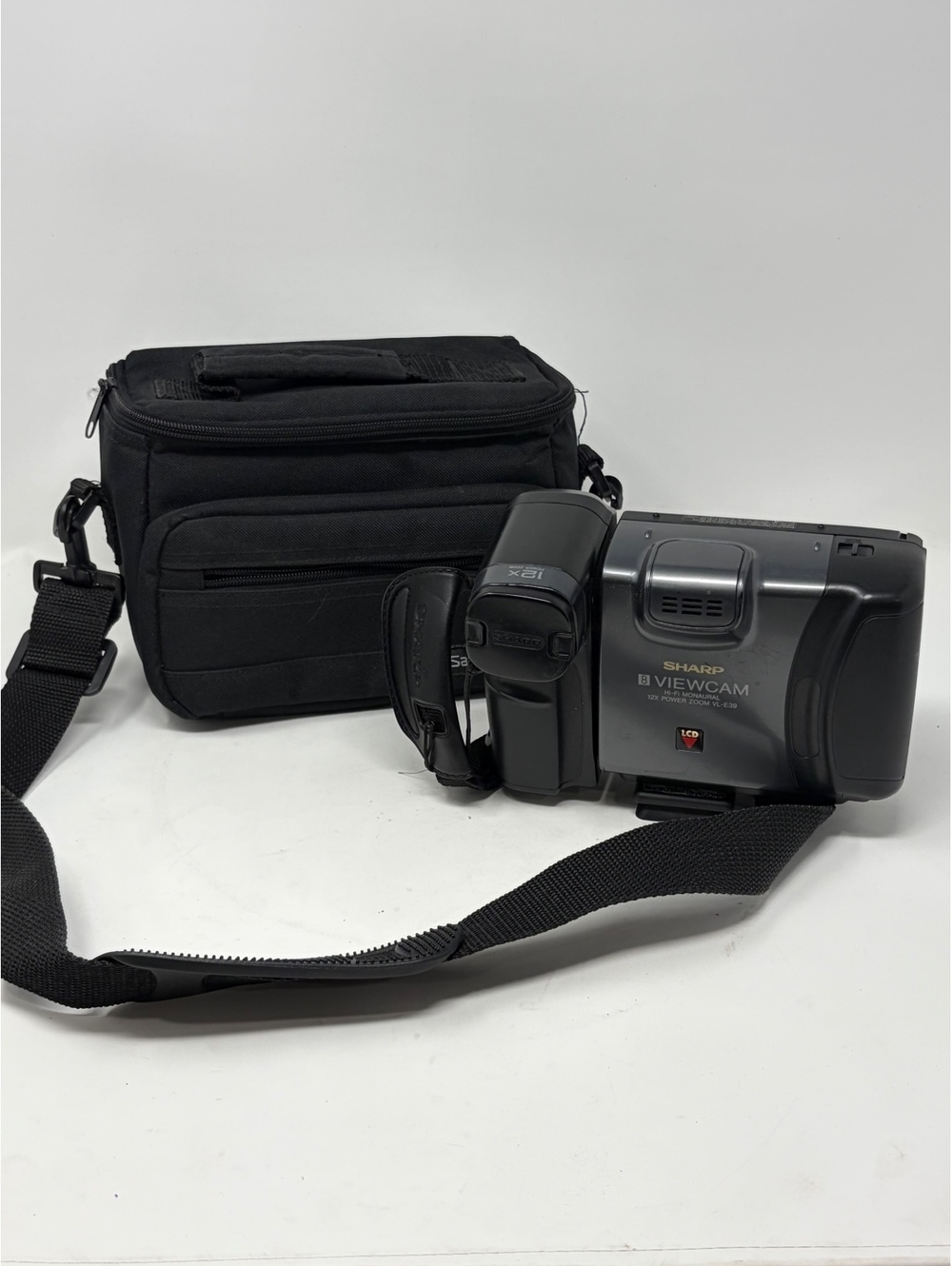 Sharp Viewcam 8mm Video Camera with Carrying Case